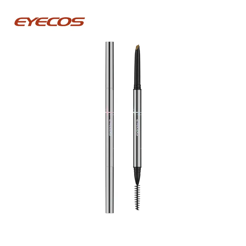 D Shape 2 In 1 ອັດຕະໂນມັດ Eyebrow Pencil